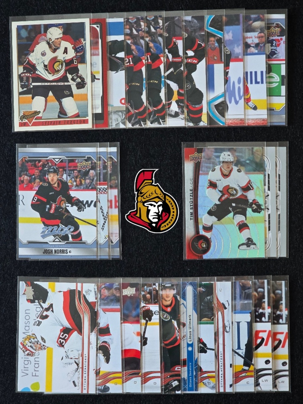 🦁 25+ Ottawa Senators NHL Trading Card Lot